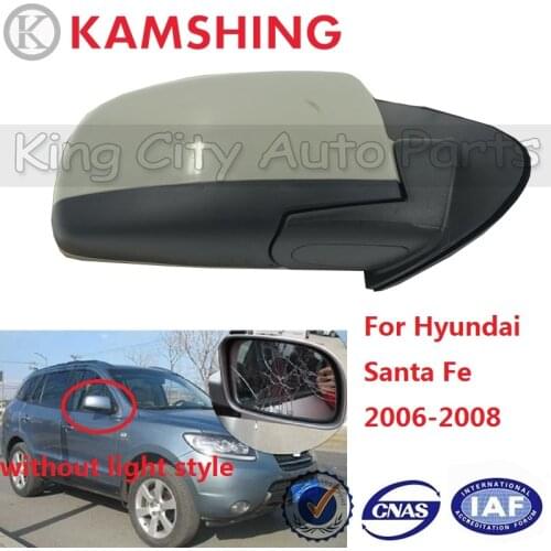CAPQX 5Pin For HYUNDAI Santa Fe SantaFe 2006 2007 2008 Side Rear View Mirror Without LED Light Rearview Mirror Assembly