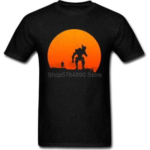 Titan Respawn Entertainment Titanfall 2 Classic Tshirts Sunset Shooter Game Funny Designers Fashion T Shirt Fathers Day Men