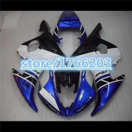 ABS Factory fairing kits for YAMAHA 2003 2004 2005 YZFR6 black Blue YZF R6 03 04 05 fairings kit bodywork parts