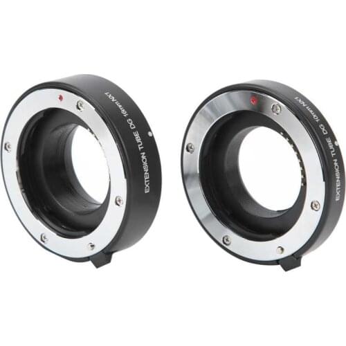 Macro Adapter for Camera Macro Extension Tube Lens Adapter Ring 10+16mm/0.4+0.6in for Samsung NX Mount Camera