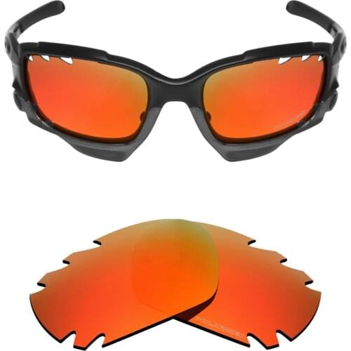 Mryok+ POLARIZED Resist SeaWater Replacement Lenses for Oakley Jawbone Vented Sunglasses Fire Red