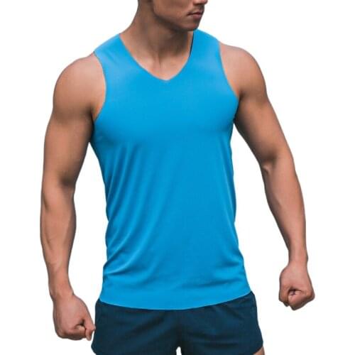 2021Summer New Mens Sports Vest Slim Running Basketball Training Breathable Quick-drying Vest Men Gym Tank Top men clothing