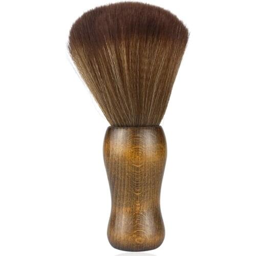 Soft Fiber Hair Brush Neck Face Duster Brush Hairdressing Salon Hair Cutting Cleaning Brush Barber Styling Tool Neck Hair Brush