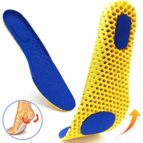 Memory Foam Insoles Soles Mesh Deodorant Breathable Pads Running Insoles Feet Men and Women Orthopedic Insoles Sports Insoles