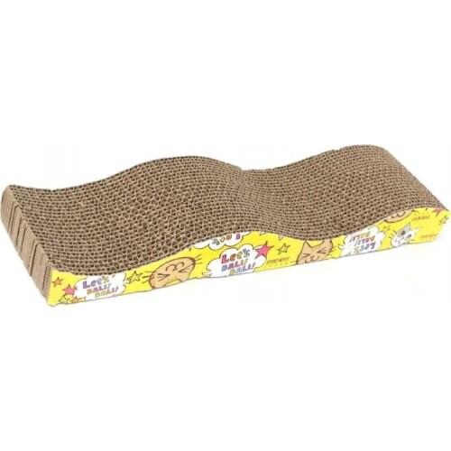 WSFS Hot Cat Kitten Corrugated Scratch Board Pad Scratcher Bed Mat Claws Care