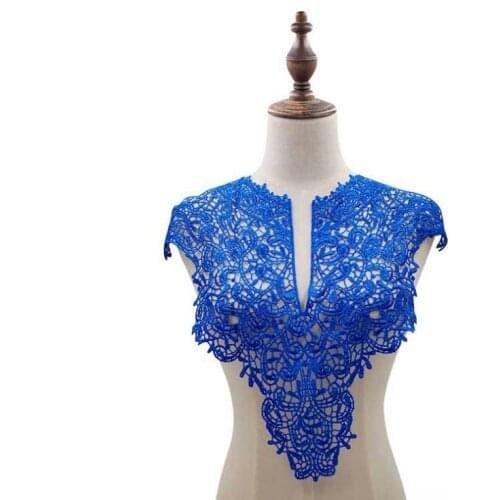1Piece Lace Collar Applique Necklaces Sewing Accessories Vintage Lace Neckline Choker Necklace DIY Craft Red Black White Pink