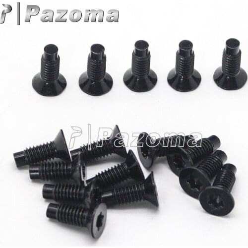 16 each Black Steel Torx Screws Mount Windshield Frame Door Panels Tailgate Bolt Fasteners For 1976 -2006 Jeep Wrangler CJ YJ TJ