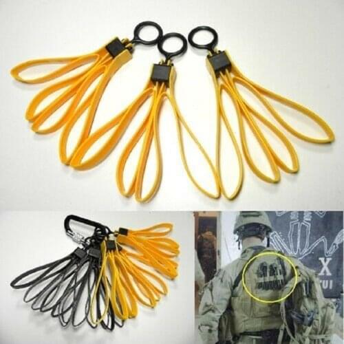 3pcs Airsoft Tactical Fold Plastic Restraints Disposable handcuffs ornament