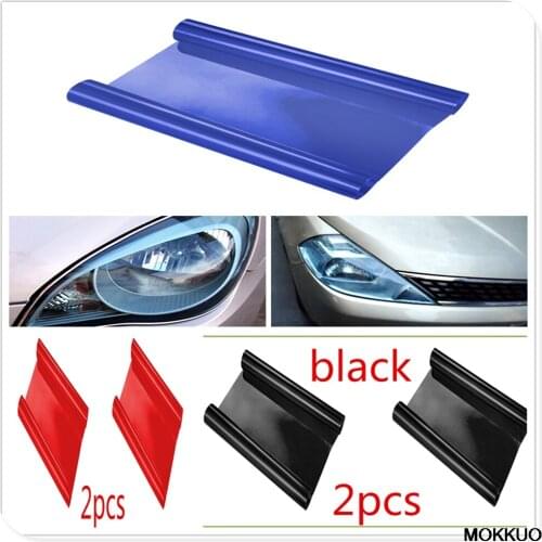30*60cm 2pcs Car HeadLight tialLight Decor Vinyl Film Sticker Decal for Hyundai CCS NEOS-3 Accent SR HND-4 Blue-Will i-blue