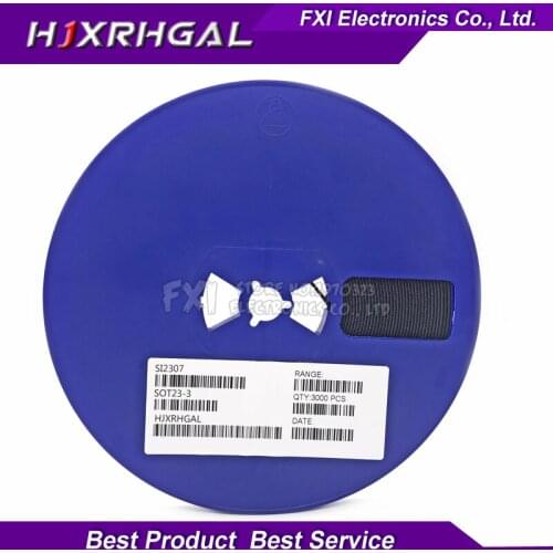 3000pcs SI2307 2307 Mark A7SHB SOT23 SOT-23 P-Channel Enhancement Mode MOSFET PNP 3.5A 30V