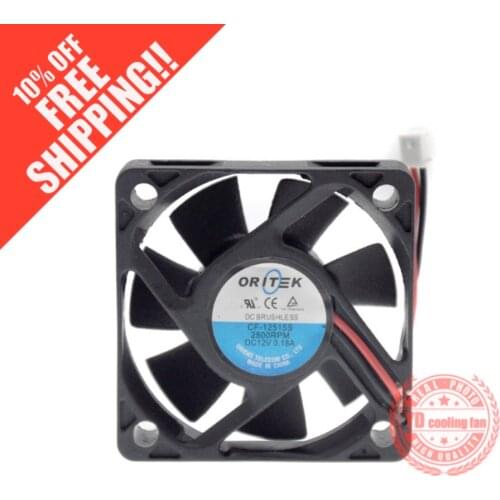 USED ORITEK CF-12515S 5CM 12V 0.18A 5015 silence ATX cooling fan