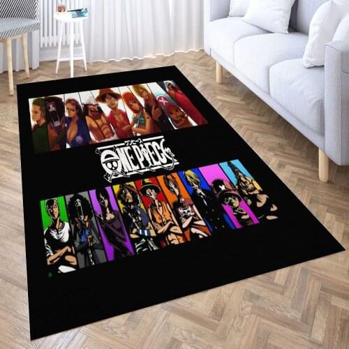 One Piece Carpet for Living Room 3D Anime Cartoon Rug Gamer Teen Room Bedside Lounge Rug Kids Children Floor Mats