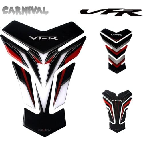 For Honda VFR VFR400 VFR800 X / F VFR1200F 3D resin tank pad protector for motorcycle sticker