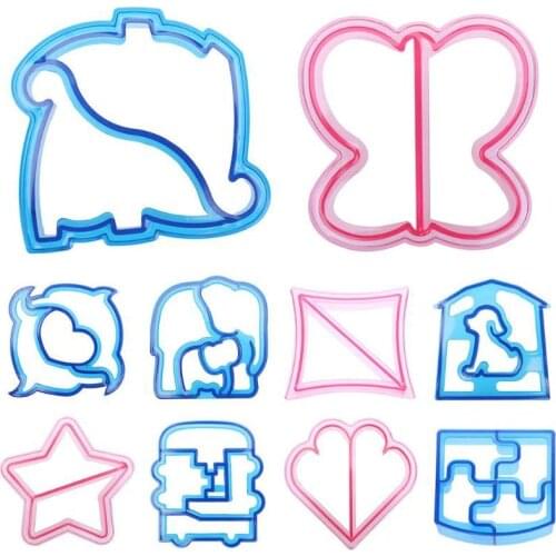 Lunch DIY Sandwiches Cutter Mould 2018 Food Cutting Die Bread Biscuits Mold Gift Eco-friendly Sandwiches Cutter Mould