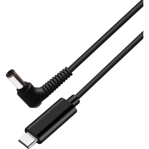 1.5M/4.9FT Type-C to 6.0*0.6MM Notebook PD Fast Charging cable,USB-C male head to DC 6.0*3.7MM Emulator Trigger line