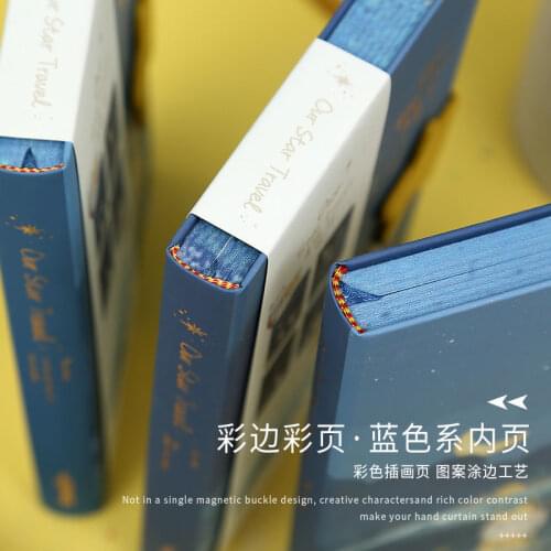 Magnetic Buckle Book Dream Girl Heart Hand Book Color Page Exquisite Notebook Ins Wind Cat Hand Book Notepad