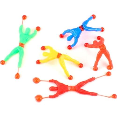 5pcs/lot Novelty products toy slime Viscous Climbing Action Figure funny gadgets for Children Gift Toy