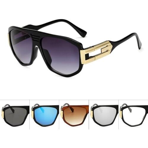 New Square Sunglasses Oversized Men Women Luxury Brand Eyewear 2021