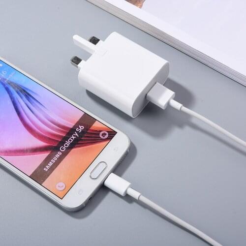 Original Xiaomi Charger Adapter 5V 2A Micro USB/Type-C Data Cable UK Travel Charging Adapter For MI 3 4 Redmi 5 5A 4X 6 7 7A 8 9