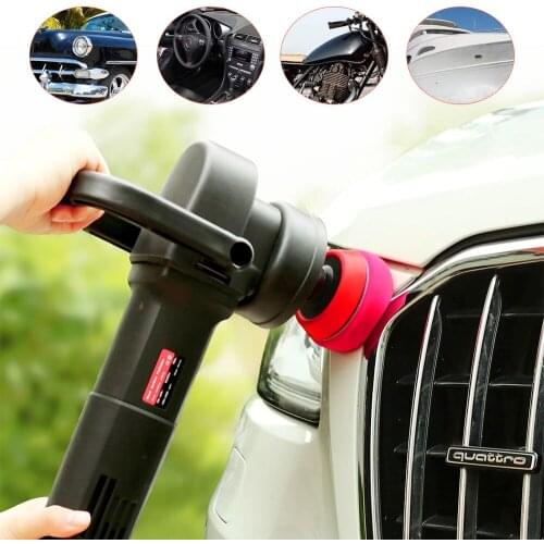 Polishing Pad Kit Sponge Foam Buffing Pads Wool Buffer Pad M14 Drill Adapter Car Care Polisher Attachment for Sanding, Waxing