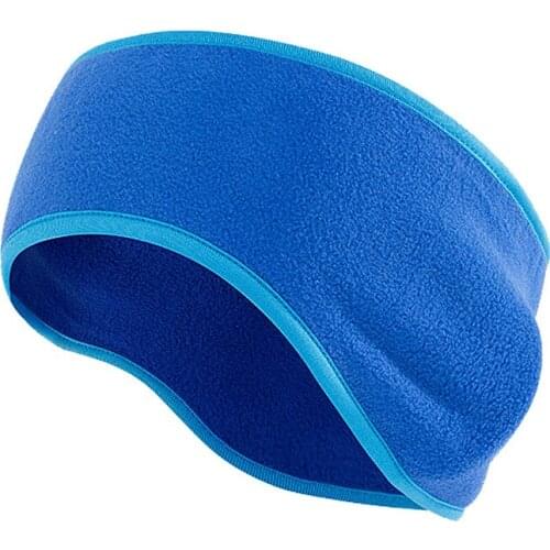 Warm Fleece Hair Band Ear Protection Running Sports Cold Windproof Headwear Comfortable Soft Hair Accessories for Women Men