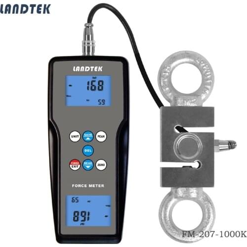 Professional Portable 9800N Push Pull Force Gauge Digital Power Measuring Pull Force Test FM-207-1000K