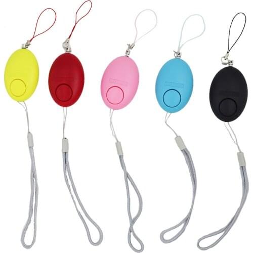 120dB Egg Shape Self Defense Alarm Girl Women Elderly Security Protect Alert Personal Safety Scream Emergency Alarm Keychain