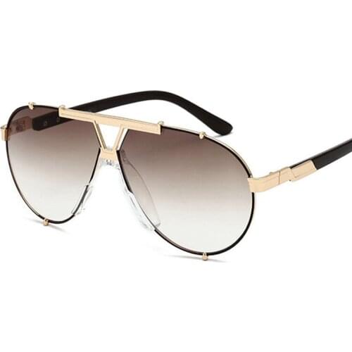 Veshion 2020 Fashion Luxury Pilot Sunglasses Men Women Vintage Sun Glasses Female UV400 Classic Shades Rave Festival Gift