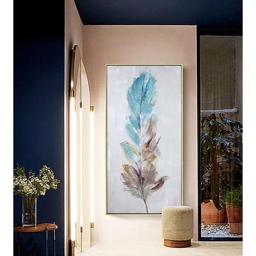 Vintage oil painting handmade abstract painting decor laminas de cuadros pared decorativas large paintings for living room wall