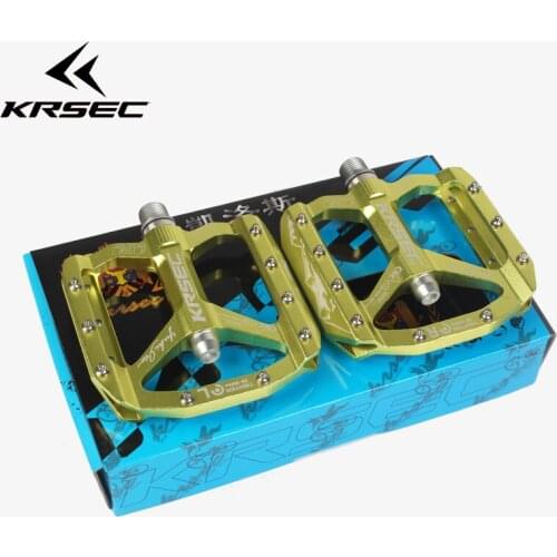 KRSEC TIGHTEN Bicycle Pedal MTB Mountain Bike Antiskid Ultralight Bearing Pedals