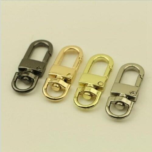 10pcs/lot) Handbag hardware accessory buckle Mens and womens bag chain hook buckle Dog buckle Keychain ring