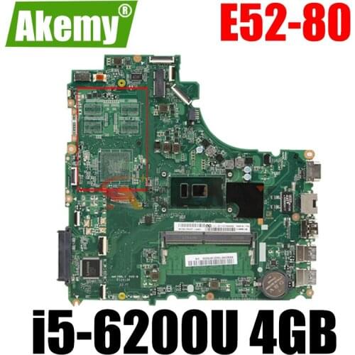 Akemy For Lenovo V310-15ISK/IKB V510-15IKB/ISK E52-80 Laptop Motherboard DA0LV6MB6F0 CPU i5-6200U RAM 4GB Tested 100% Work