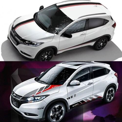 Auto /Car Wiat Line Skirt Sticker For Honda Vezel XRV HRV BA063