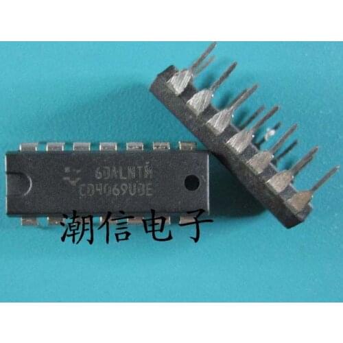 Free shipping new%100 new%100 CD4069UBE DIP-14
