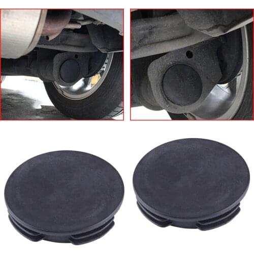 CITALL Black Car Exhaust Tail Pipe Tip Muffler Protector Cap Water Baffle Cover for Benz Smart Fortwo Forfour W451 2008 - 2014