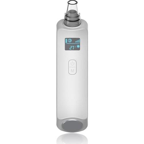 Hot Compress Electric Blackhead Remover Heating Suction Rechargeable Facial Acne Cleaner Pore Deep Vacuum Cleansing Tool