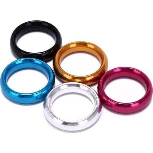 1PC Dia 40mm Metal Aluminum Alloy Penis Rings For Male Stainless Steel Cock Rings Delayed Ejaculation Ultra-Light Adult Products