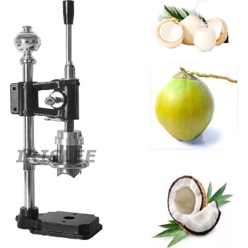 Coconut Manual Decapping Machine Green Coconut Shell Drilling Machine Commercial Stainless Steel