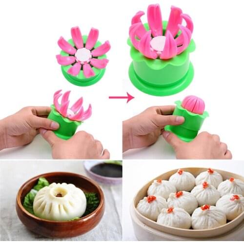 Steamed Stuffed Bun Mould Bun Making Mould Dumpling Maker Chinese Baozi Pastry Tools Household Kitchen Tool