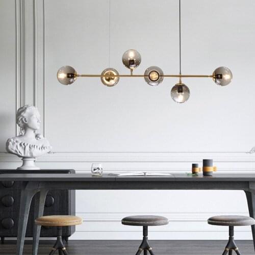 Nordic led glass ball pendant light hanglampen nordic lamp lumiere kitchen fixtures lighting light bedroom hanging lamp