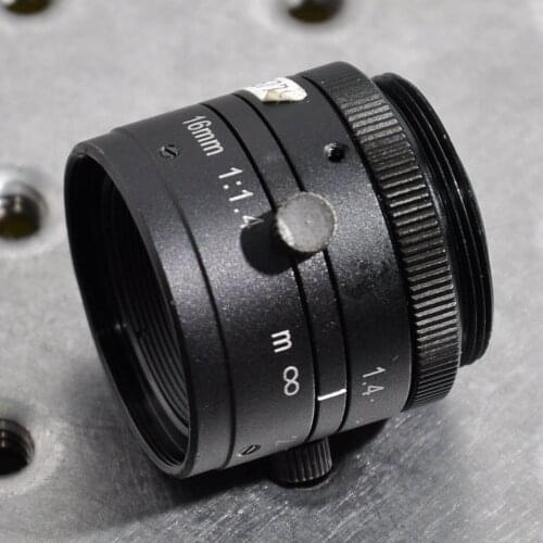 16mm 1:1.4 camera lens