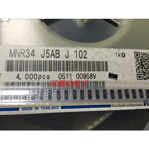 Original new 100% SMD exclusion 1206X4 102 1K 8P4R convex foot A102 MNR34J5ABJ102 (Inductor)