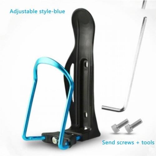 MTB Bicycle Water Bottle Holder Aluminum Alloy Mountain Bike Bottle Can Cage Bracket Cycling Water Cup Rack Accessories
