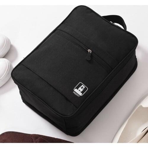 Shoe Storage Bag Portable Travel Underwear Clothes Organizer Bra Cosmetic Zipper Pouch Gray Excursion Shoes Bags Dropshipping