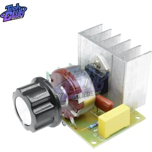 3800W AC 220V Speed Controller Smart Home Light Control Dimmer Switch Voltage Regulator Temperature Control for Motor Light