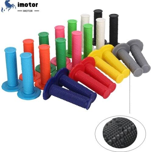 Universal Rubber Handle Bar Grips Motorcycle Handle Grip For EMIG Husqvarna Yamaha KTM Motocross Pit Dirt Bike