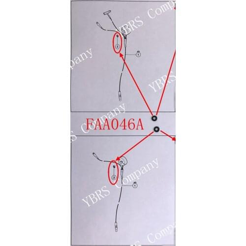 FAA046A Coaxial cable O-ring For ABX M60 Micros60 ES60 CRP Pentra60 Pentra80 P60 P80 MS60 MSCRP 60C+ XL80 Beckman 5Diff CP OV AL