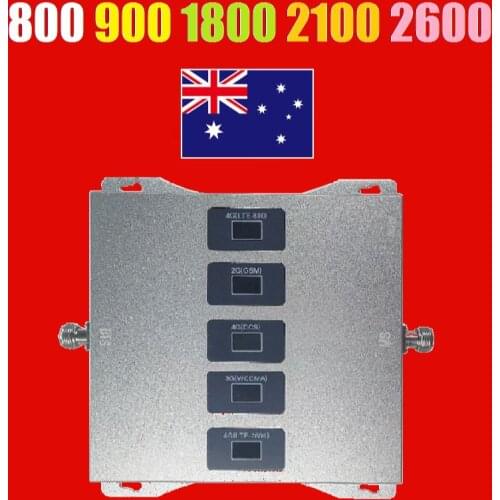 Q HWATEL original 2021 new version ALC 75db Repeater 2g 3g 4g Signal Booster GSM 900 DCS 1800 UMTS WCDMA 2100 Cellular Amplifier