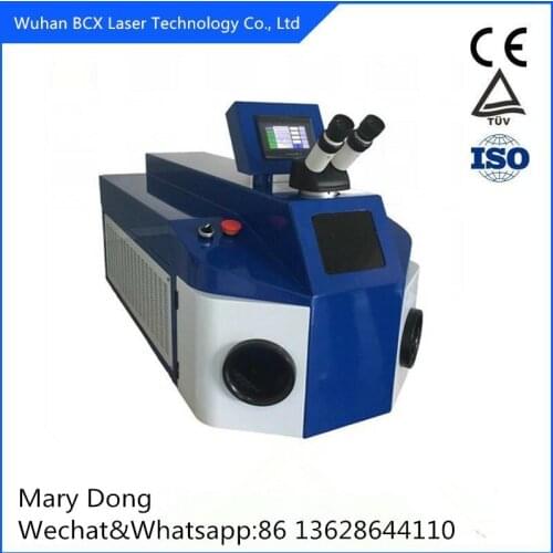 Wuhan best service 100W/200W Jewelry laser welding machine for weld gold, silver, platinum, titanium