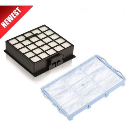 2Pcs vacuum cleaner parts (1pcs Motor Filter + 1pcs HEPA Filter) for Bosch BSGL VSZ BSD BSA series